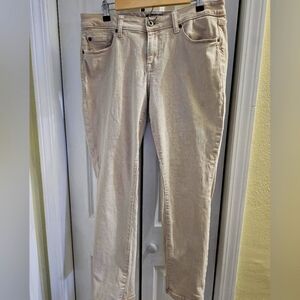 Torrid Size 12R Beige Straight-Leg Jeans